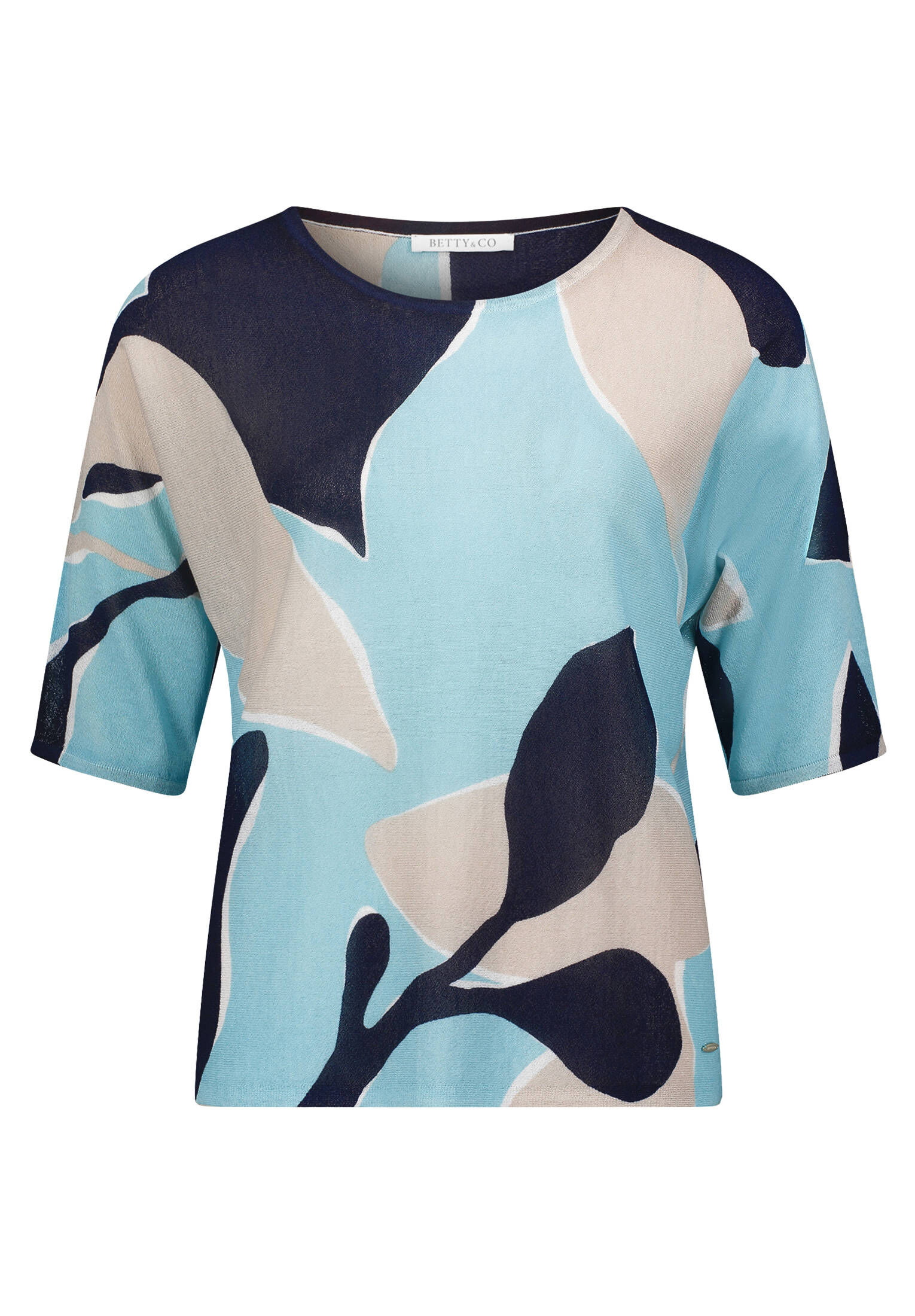 Betty & Co| Damen Feinstrickpullover mit Print