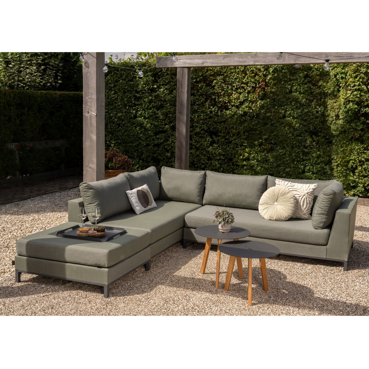 WOOOD SiciliÃ« Loungeset All Weather - Links - Groen
