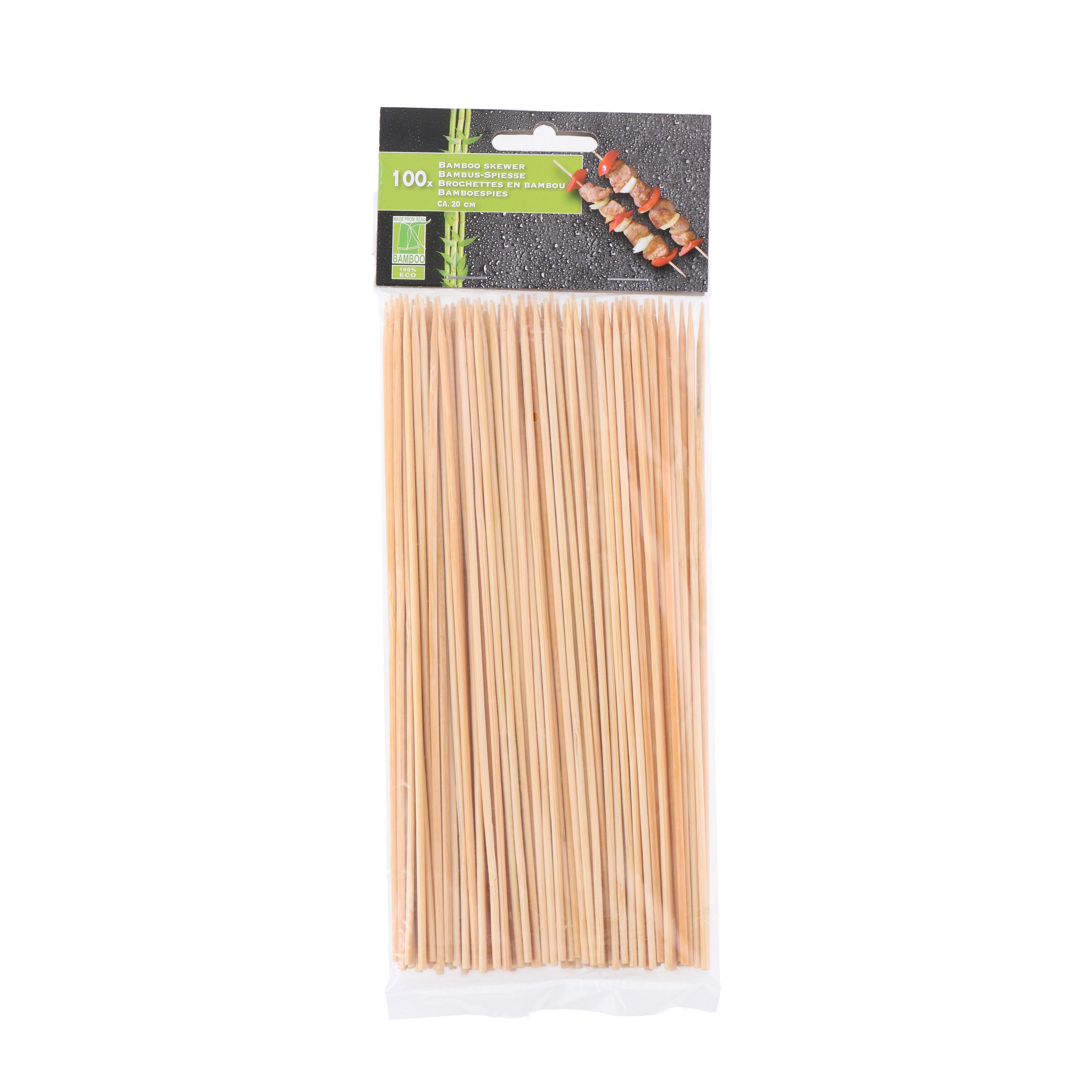Holzspiesse BBQ Bambus 100 Stk.
