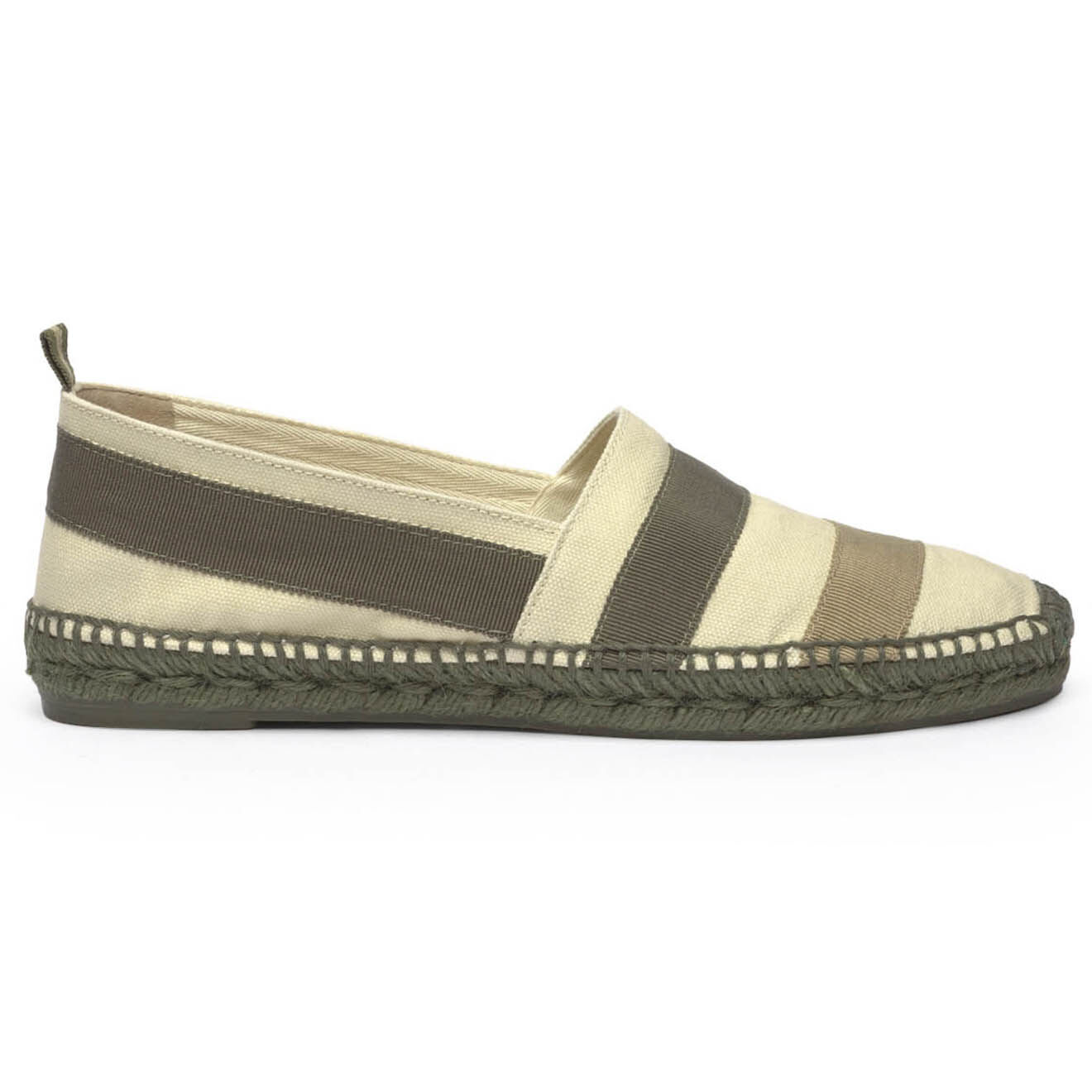 Castaner Espadrilles Perseo à rayures vert/multicolore