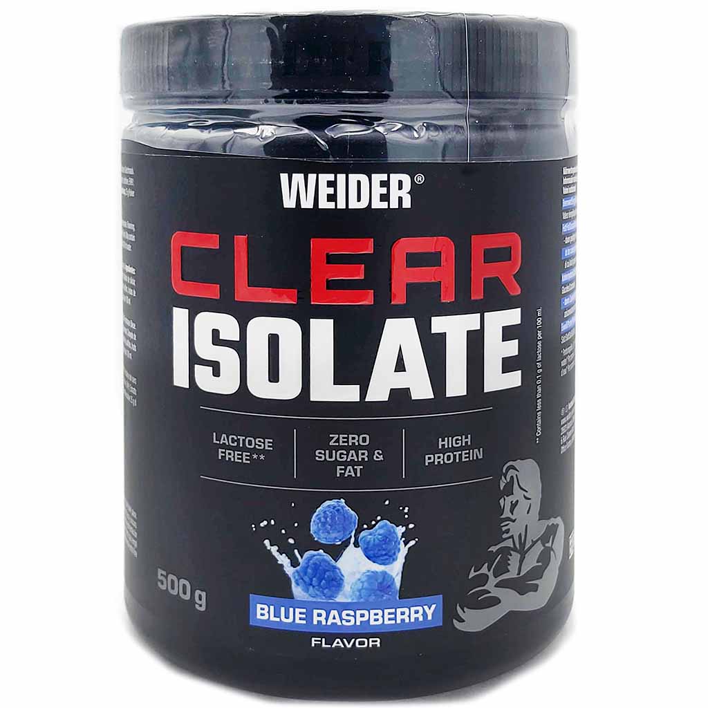 Weider Clear Isolate 500g Blue Raspberry Geschmack MHD:20.9.25