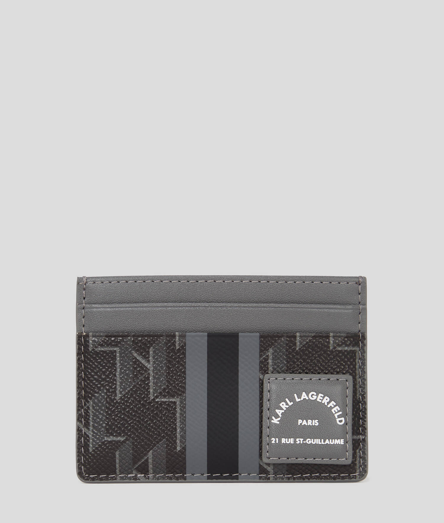 PORTE-CARTES K/KANVAS - Noir/Gris