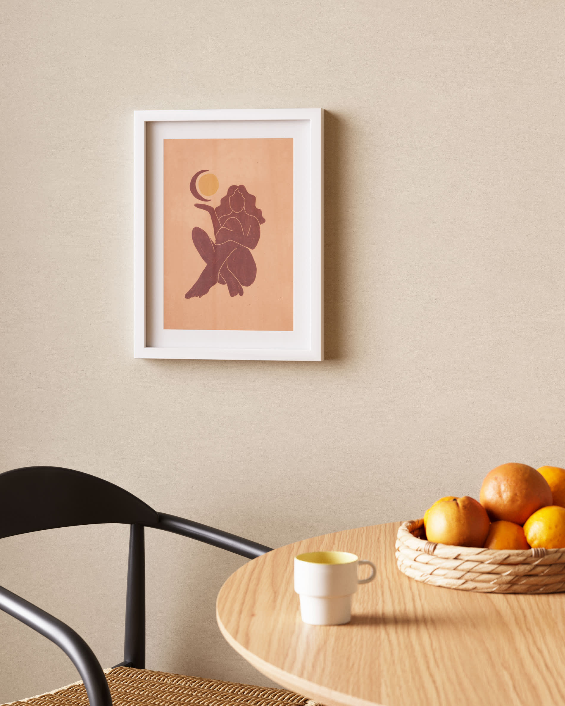 Kave Home Oqui Eettafel Uitschuifbaar Rond - 120|200 x 120 cm - Eiken