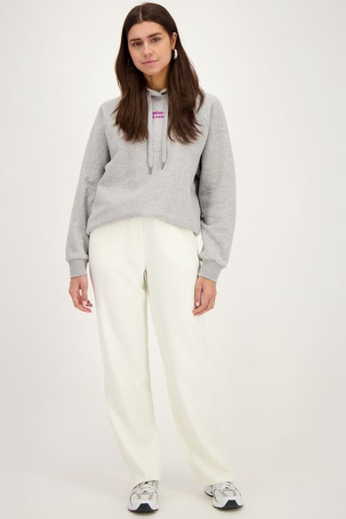 Off-white pantalon met elastiek