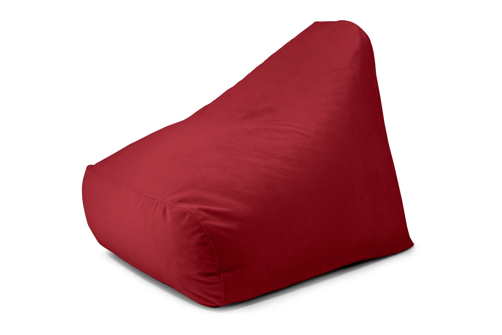 Sitzsack SMOOTH 100 x 85 cm rot
