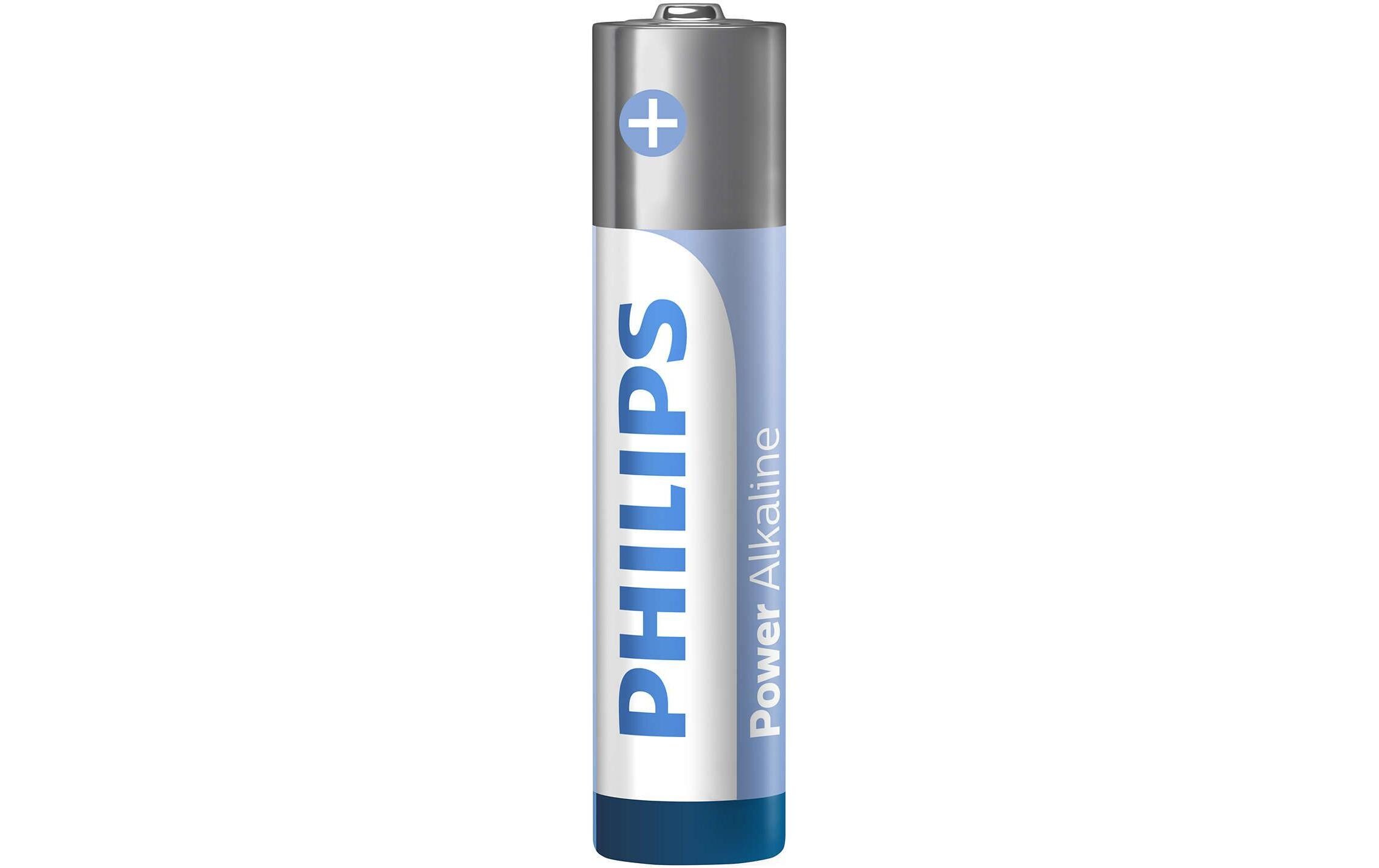 Batterie Power Alkaline AAA , 4 StückAlkaline AAA Batterie für Geräte mit hohem Stromverbrauch