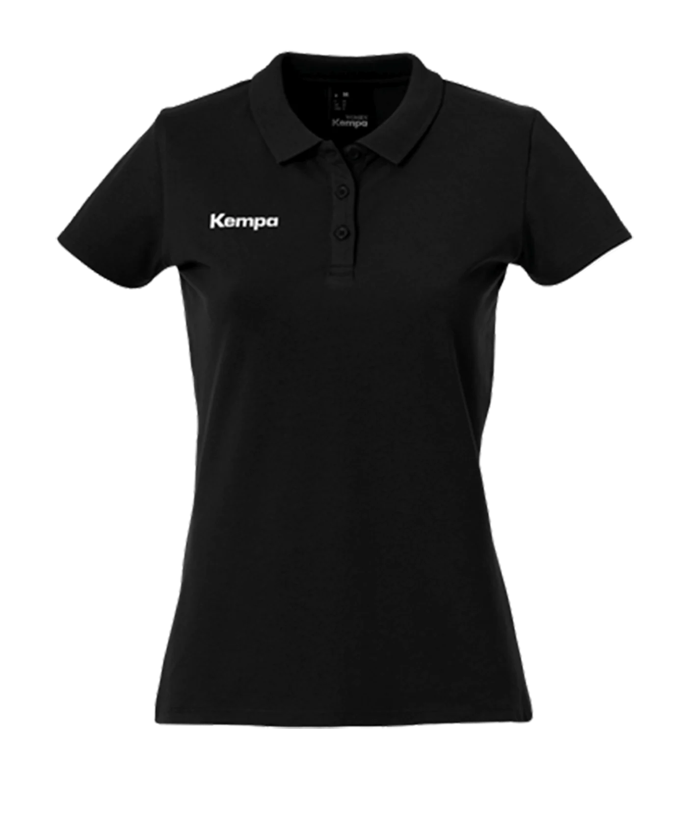 Kempa Polo T-Shirt Damen Schwarz F06