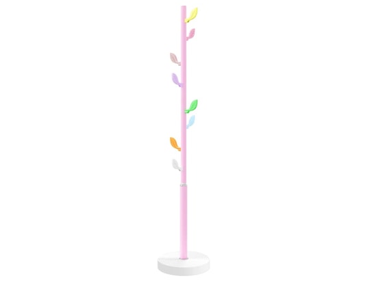 VIDAXL - Porte manteau Porte-manteau rose 172 cm fer enduit de poudre