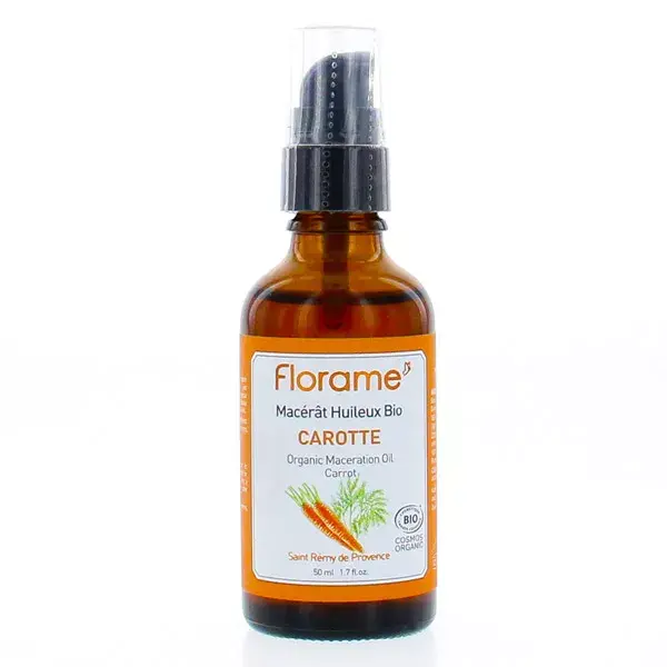 Florame Aromaterapia Óleo de Cenoura Orgânico Macerado 50ml