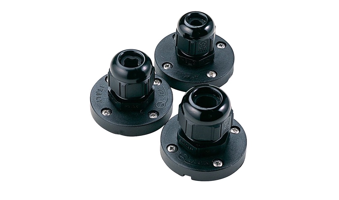 Quick kabelgennemføring Ø10-14mm slagfast plast