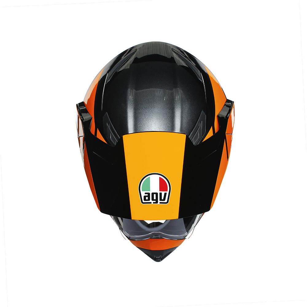 AGV - Casque AX9 Trail Orange / Noir