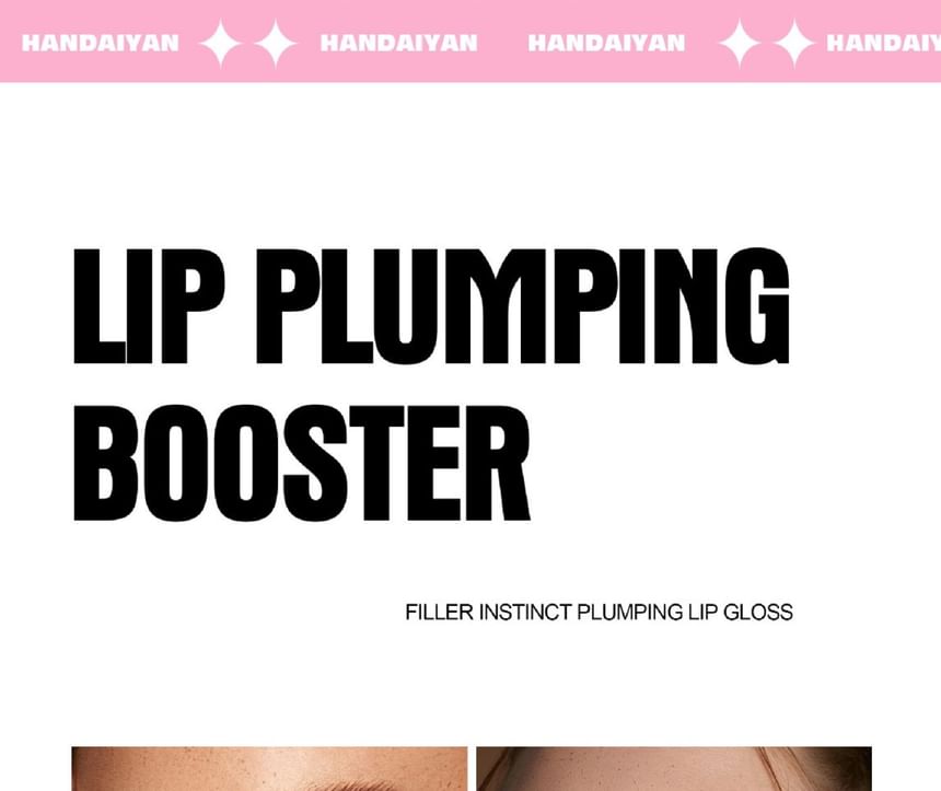 HANDAIYAN - Plumping Booster Lip Gloss - 6 kleuren