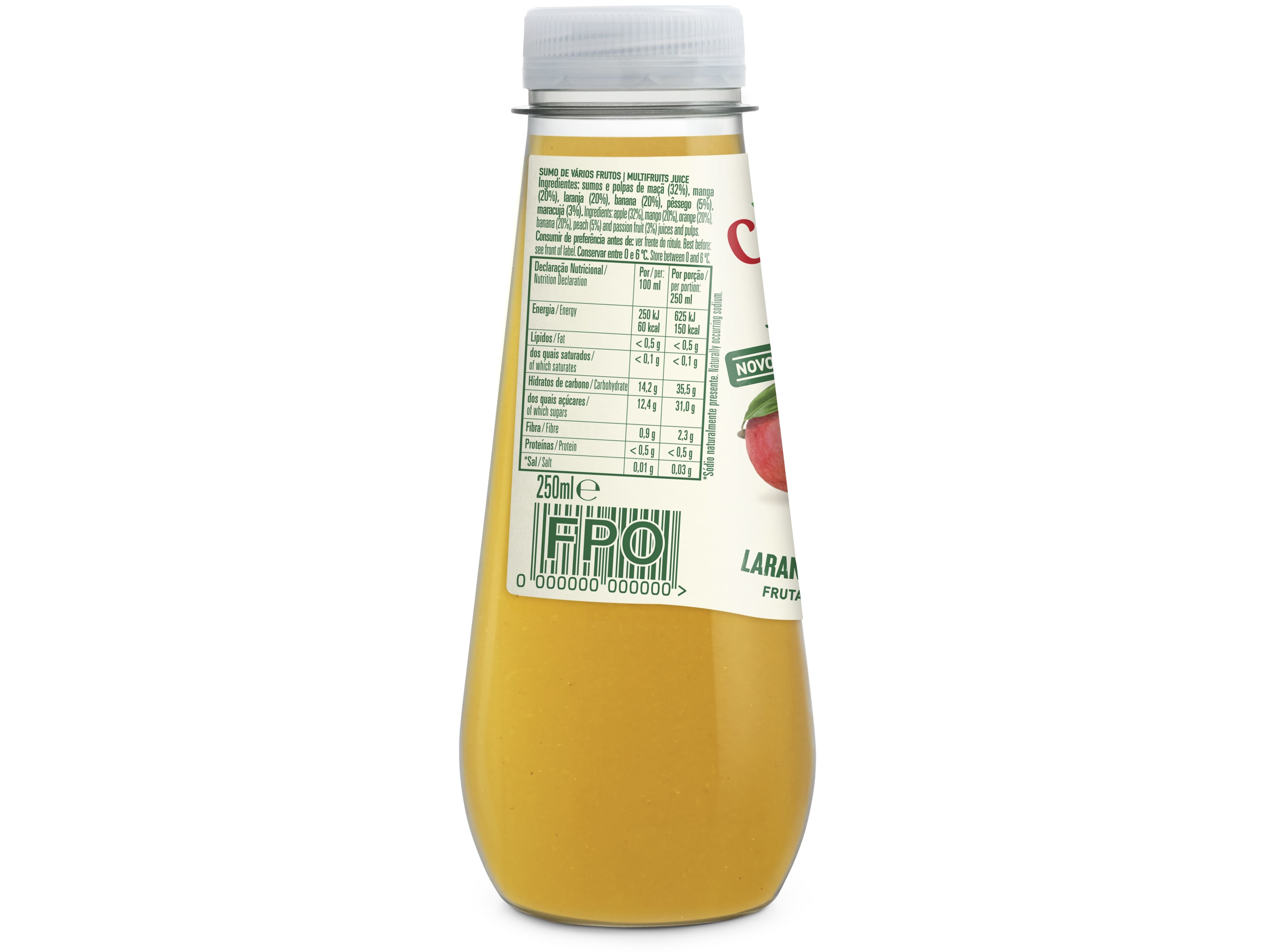 SUMO COMPAL MANGA LARANJA E MARACUJÁ 025L