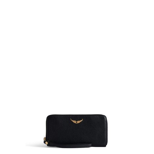 Zadig & Voltaire Compagnon Pung, Noir Gold