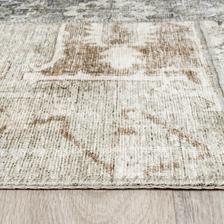 Patchwork vloerkleed - Lago Grijs | Hoge kwaliteit