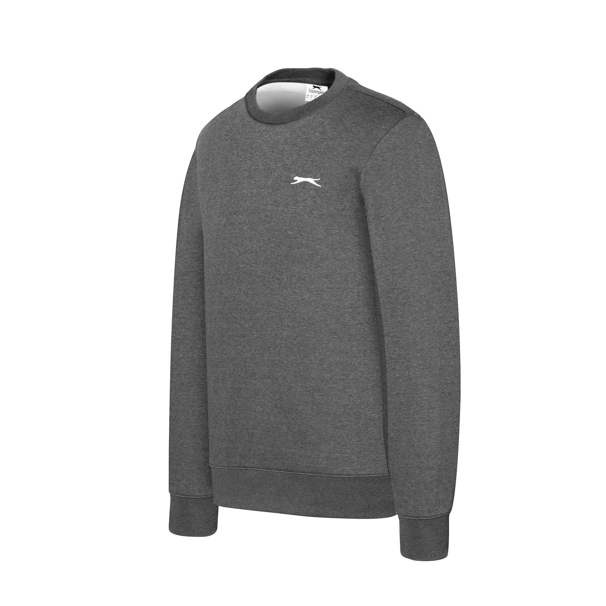 Slazenger Fleece Crew Sweater Mens