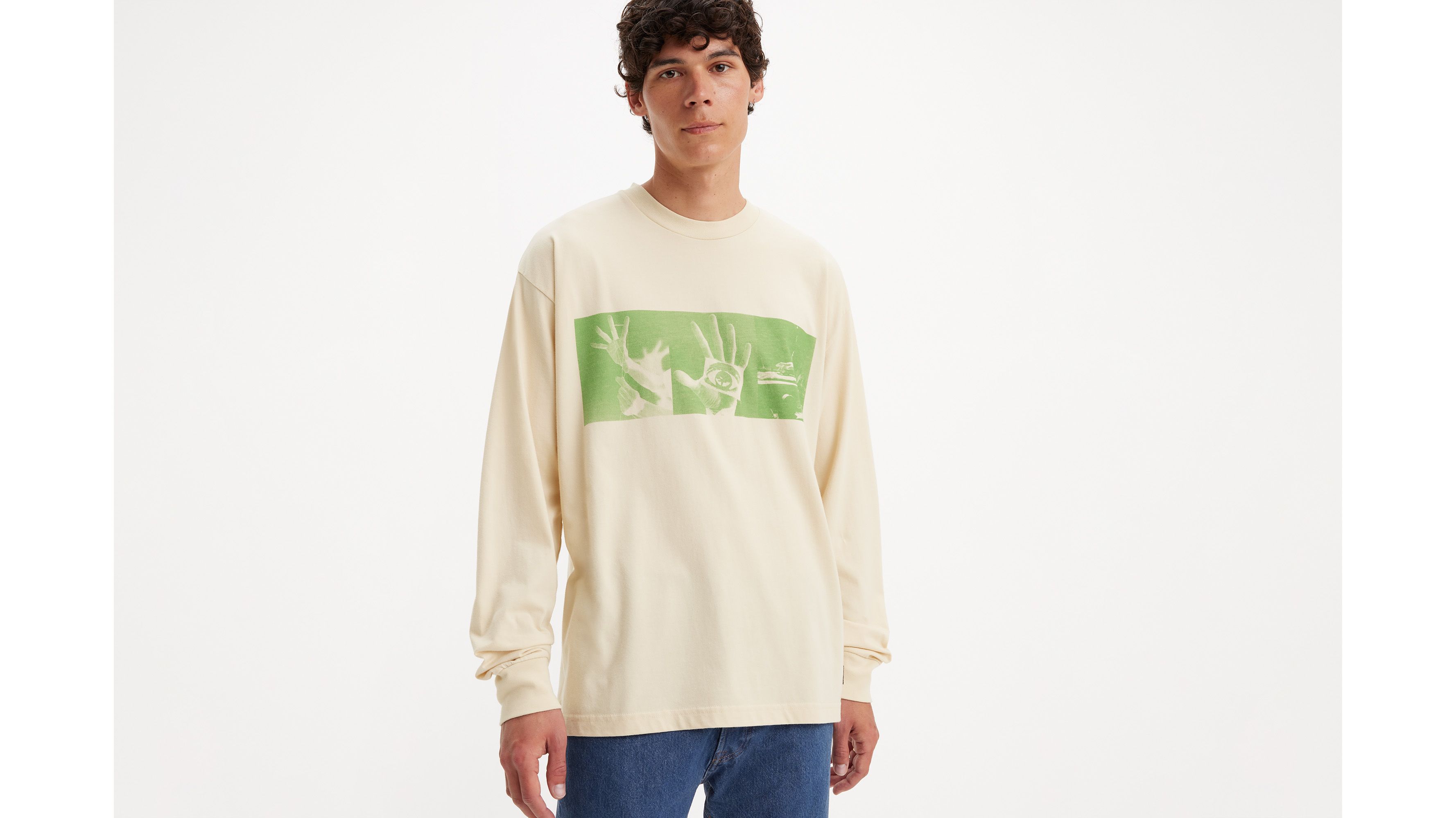 Levi's® Skateboarding t-shirt graphique Boxy - Roemello Hands Green - Multicolore