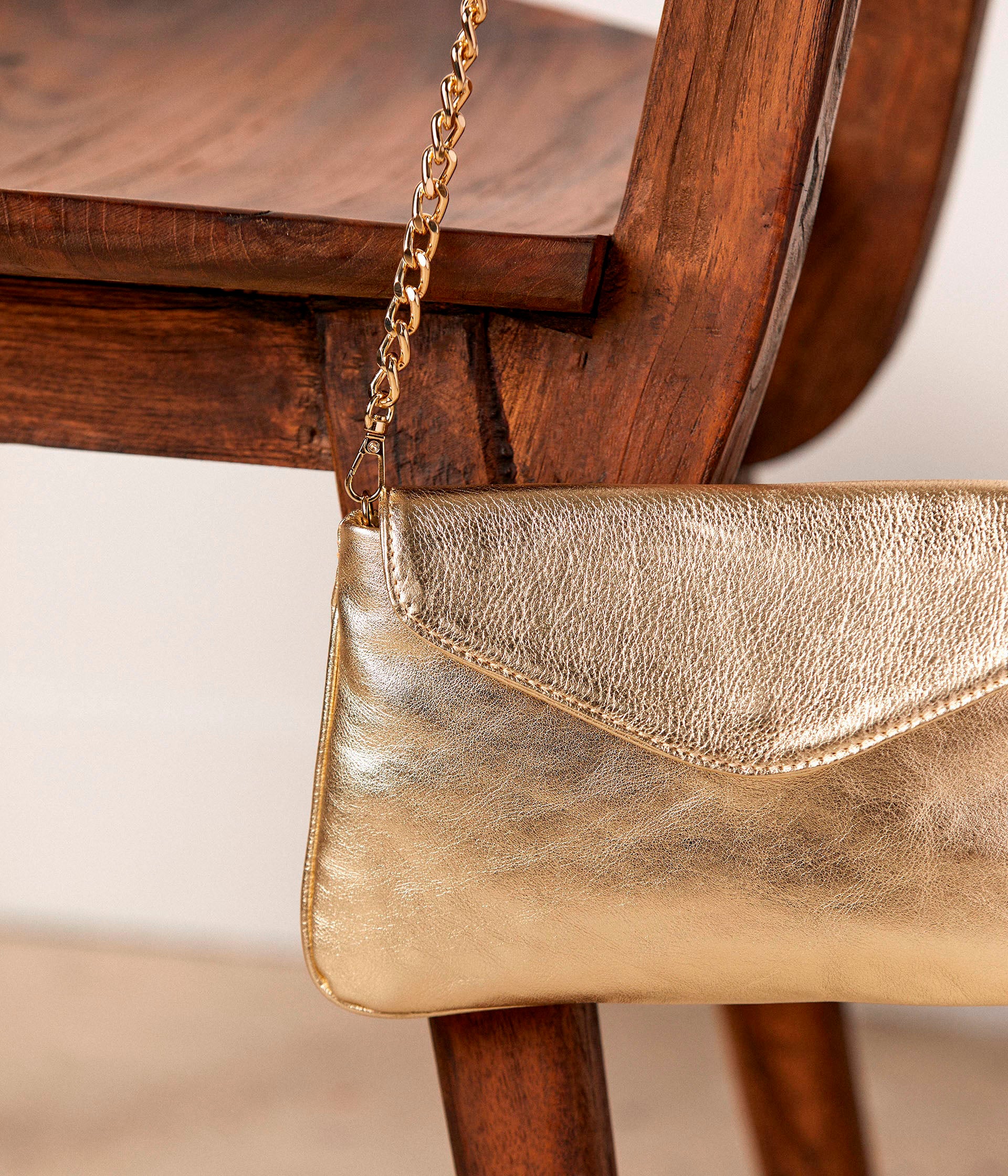 Sac cuir doré Martine