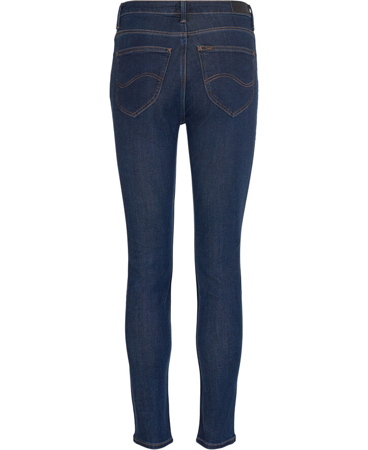 Lee Scarlett High TONAL STONEWASH Grå