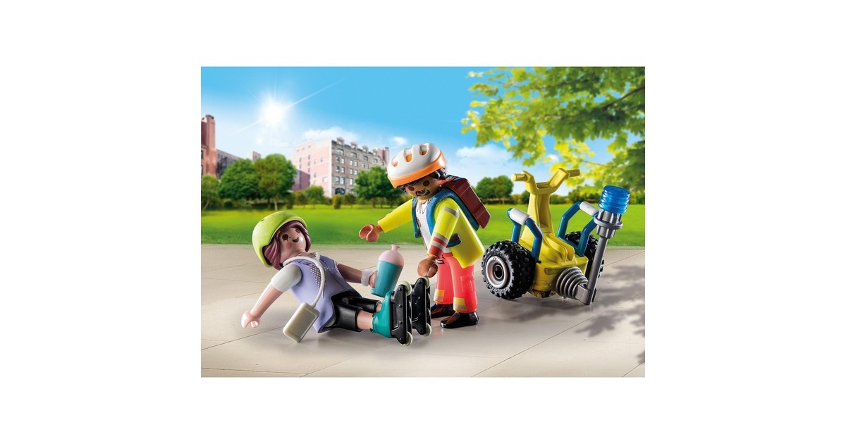 PLAYMOBILCity Life - Starterpack Rescue met segway Constructiespeelgoed  (71257)