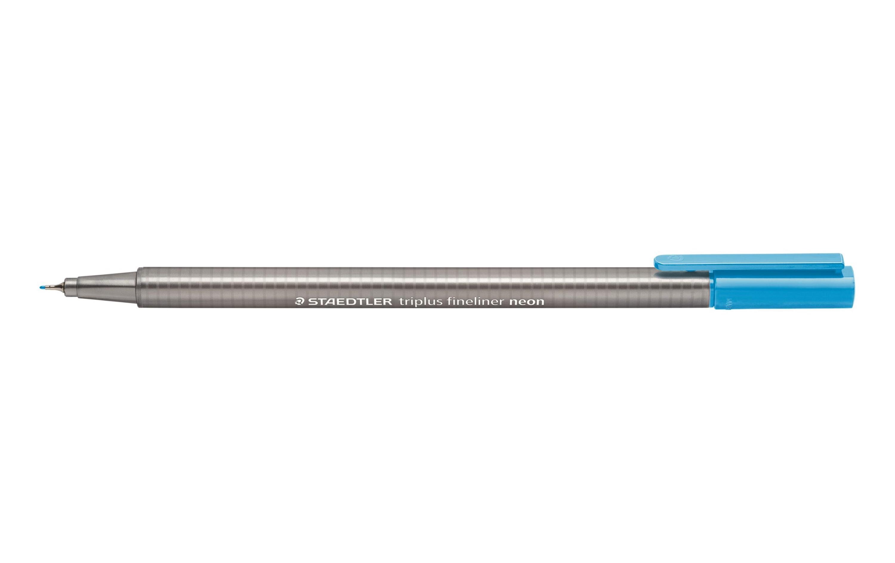 Fineliner Triplus 334 0.3 mm, NeonblauFeiner Schreiber von Staedtler