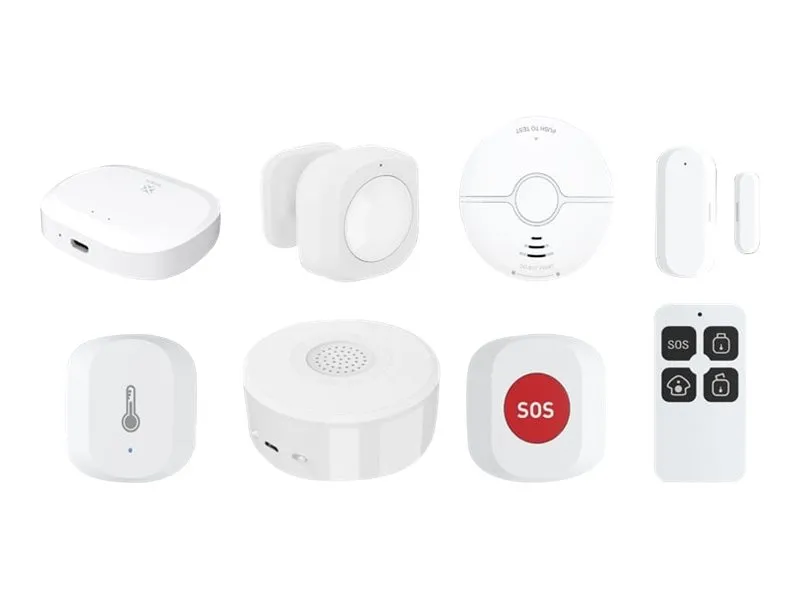 Woox R7073 - Security Kit Pro - hjemmealarmsystem - trådløs - ZigBee 3.0 - 2.4 - 2.483 GHz