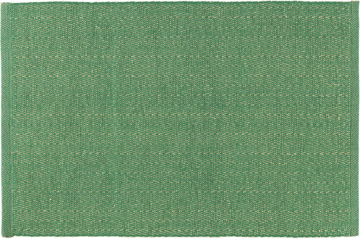Lyngby Porcelæn Herringbone Dækkeserviet 43x30 cm grøn 82% bomuld recycled, Grøn