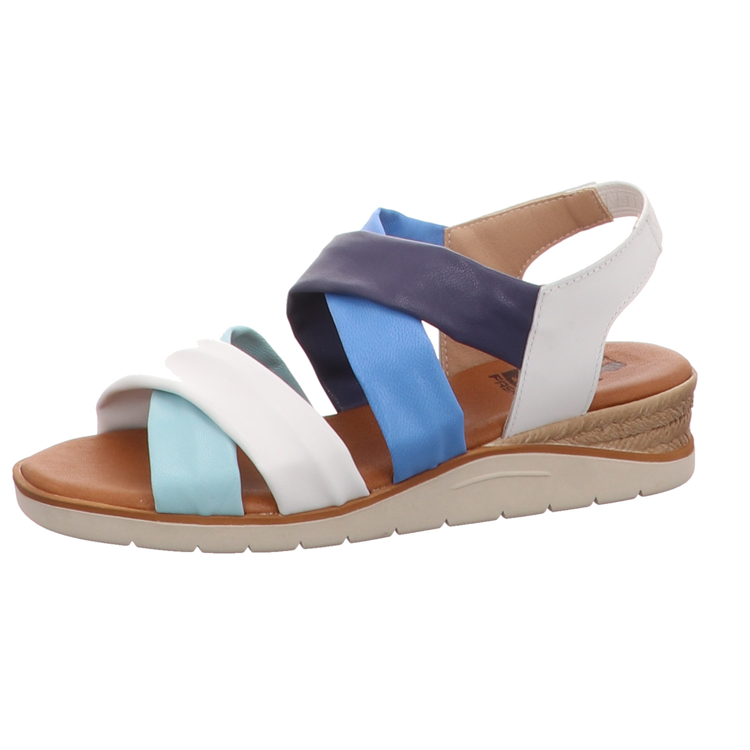 2 GO Shoe Sandale weiß/blau weiss/weiss kombi