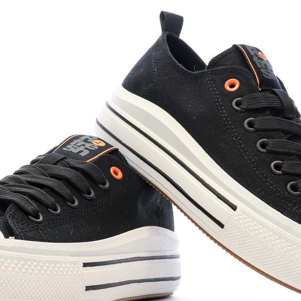 Refresh Baskets Basses Noires Femme Refresh Lona