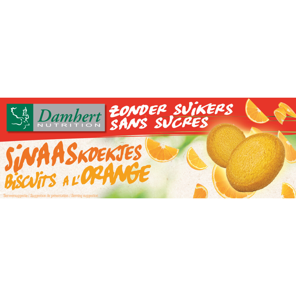 3x Damhert Sinaaskoekje Zonder Suikers160 gr