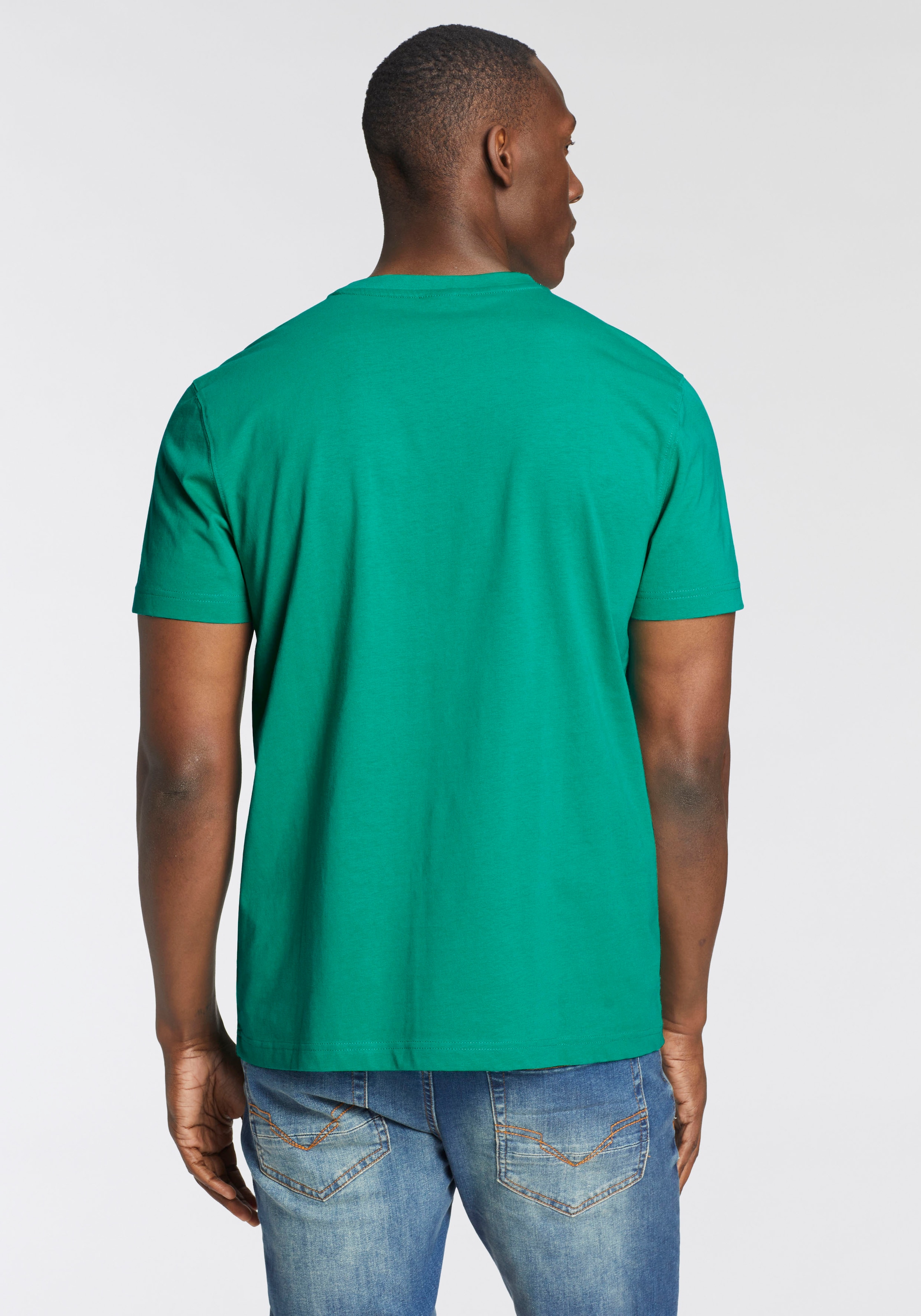 H.I.S T-Shirt , Mit grossem Frontprint