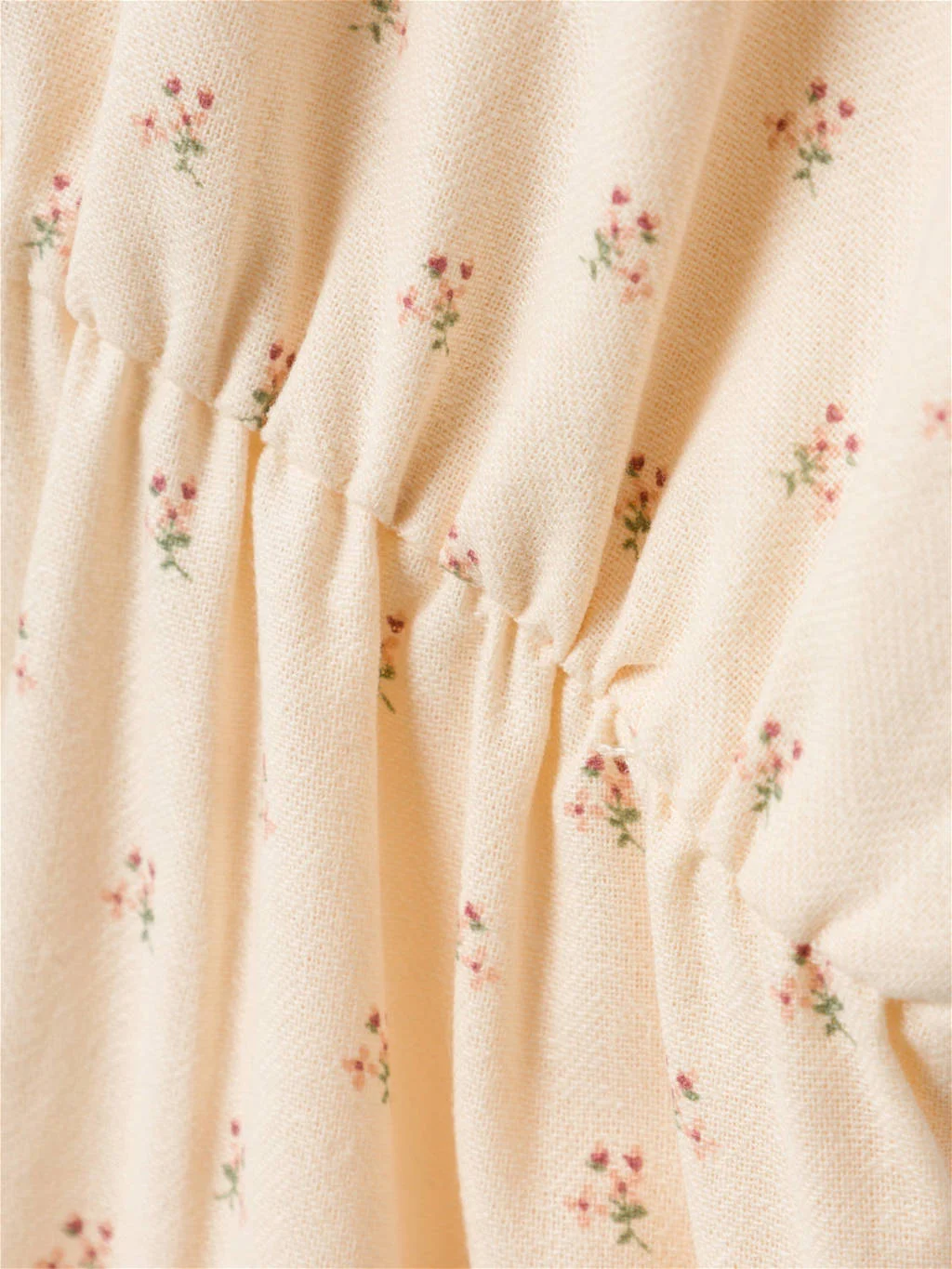 LIL' ATELIER regular fit tuinbroek NMFFAMAJA met all over print ecru