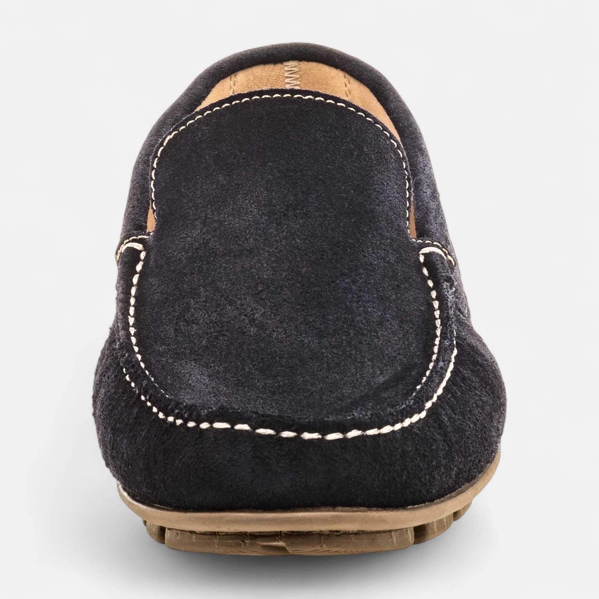 Mocassins Homme en cuir bleu marine