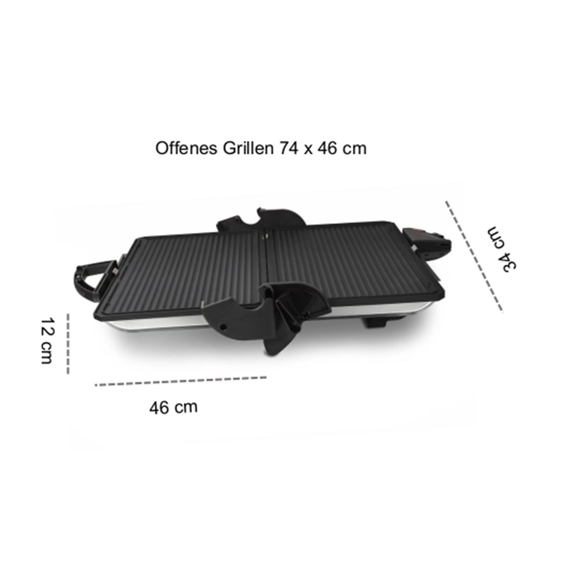 STEBA Kontaktgrill - champagner-metallic - stufenlose Temperaturregelung