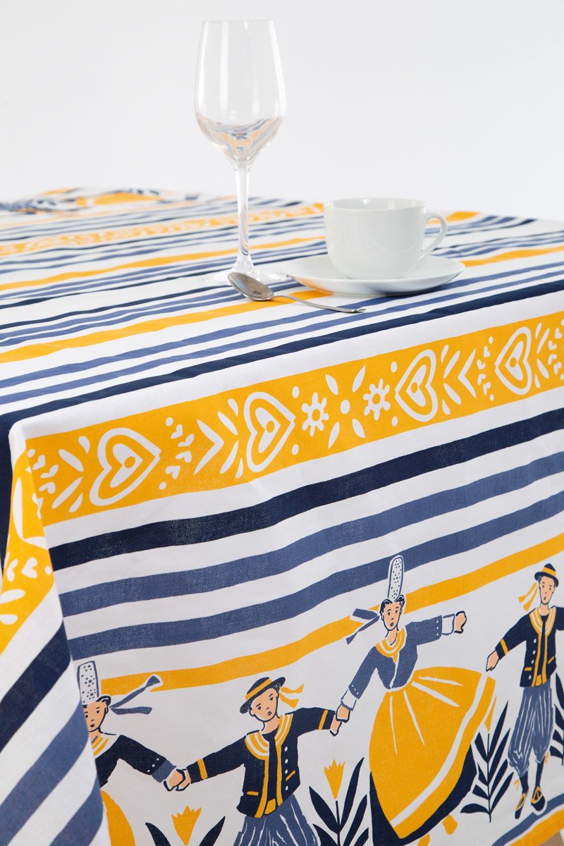 Nappe Bleuenn 150x150cm par Sophie.C