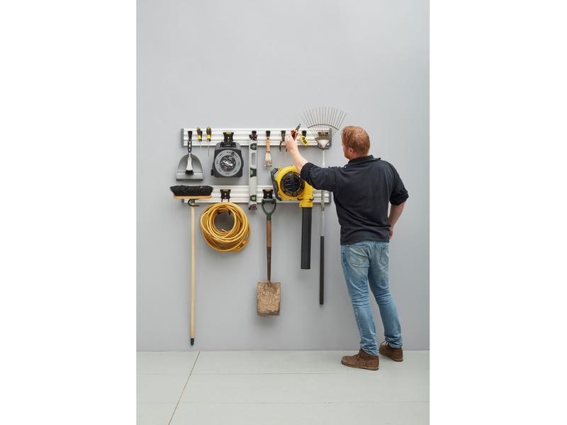Stanley Trackwalls Wandsystem Set Wandsystem mit Schienen und Haken