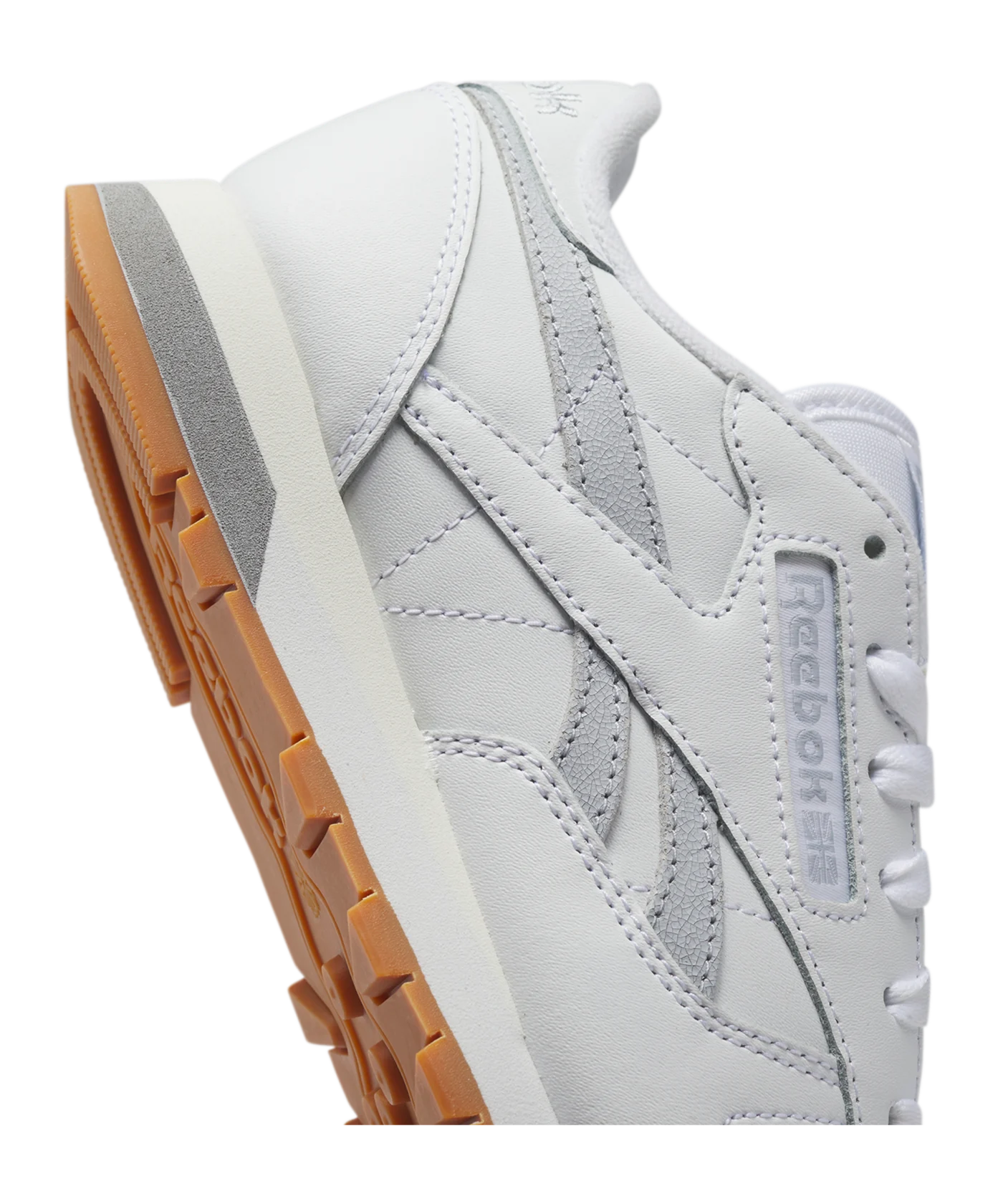 Reebok Classic Leather Damen Weiss Grau