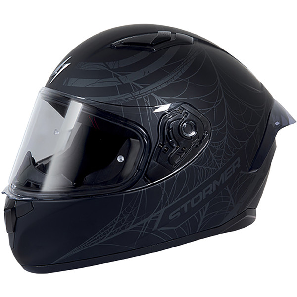 Stormer - Casque ZS 601 Redback Noir Mat / Gris