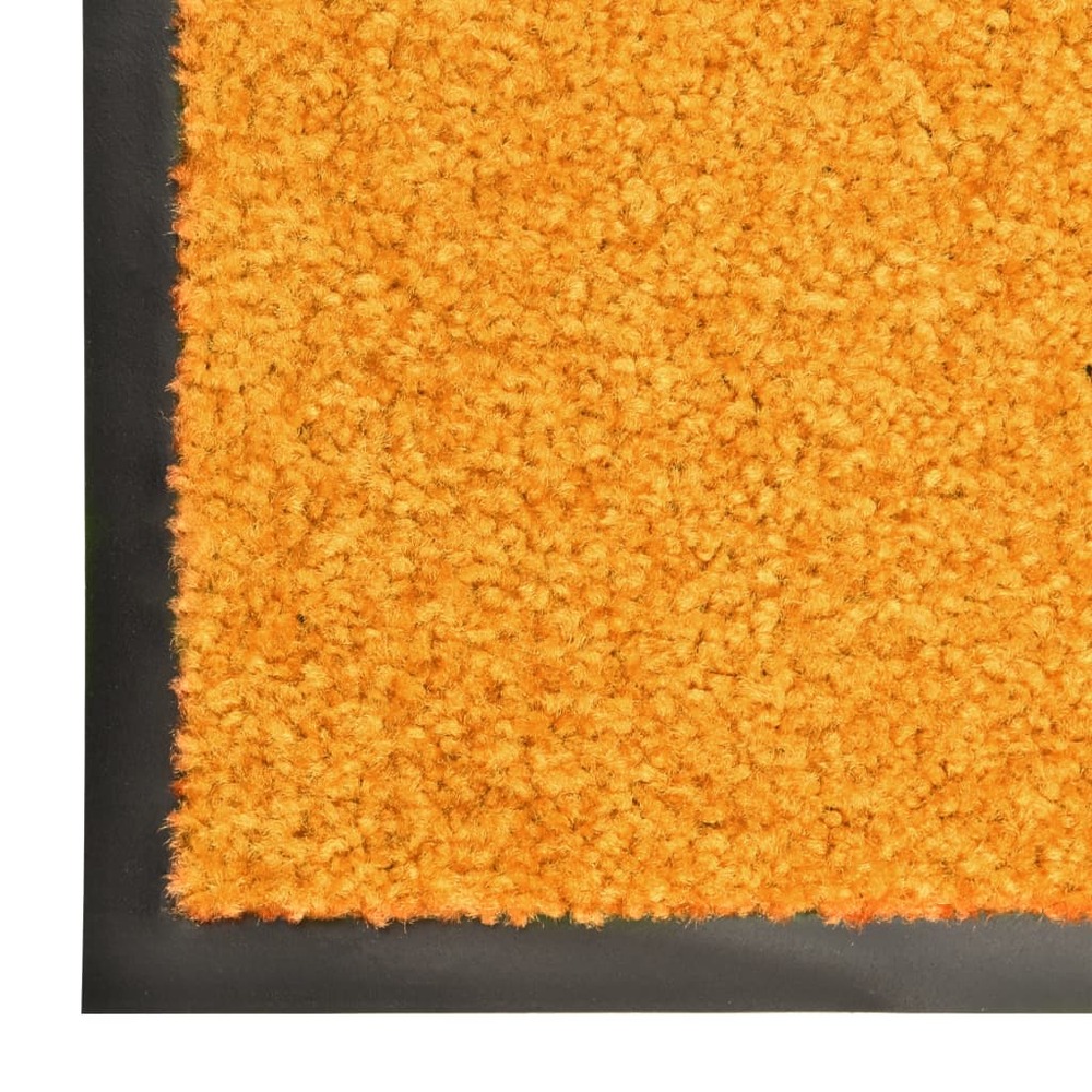 Paillasson lavable orange 40x60 cm
