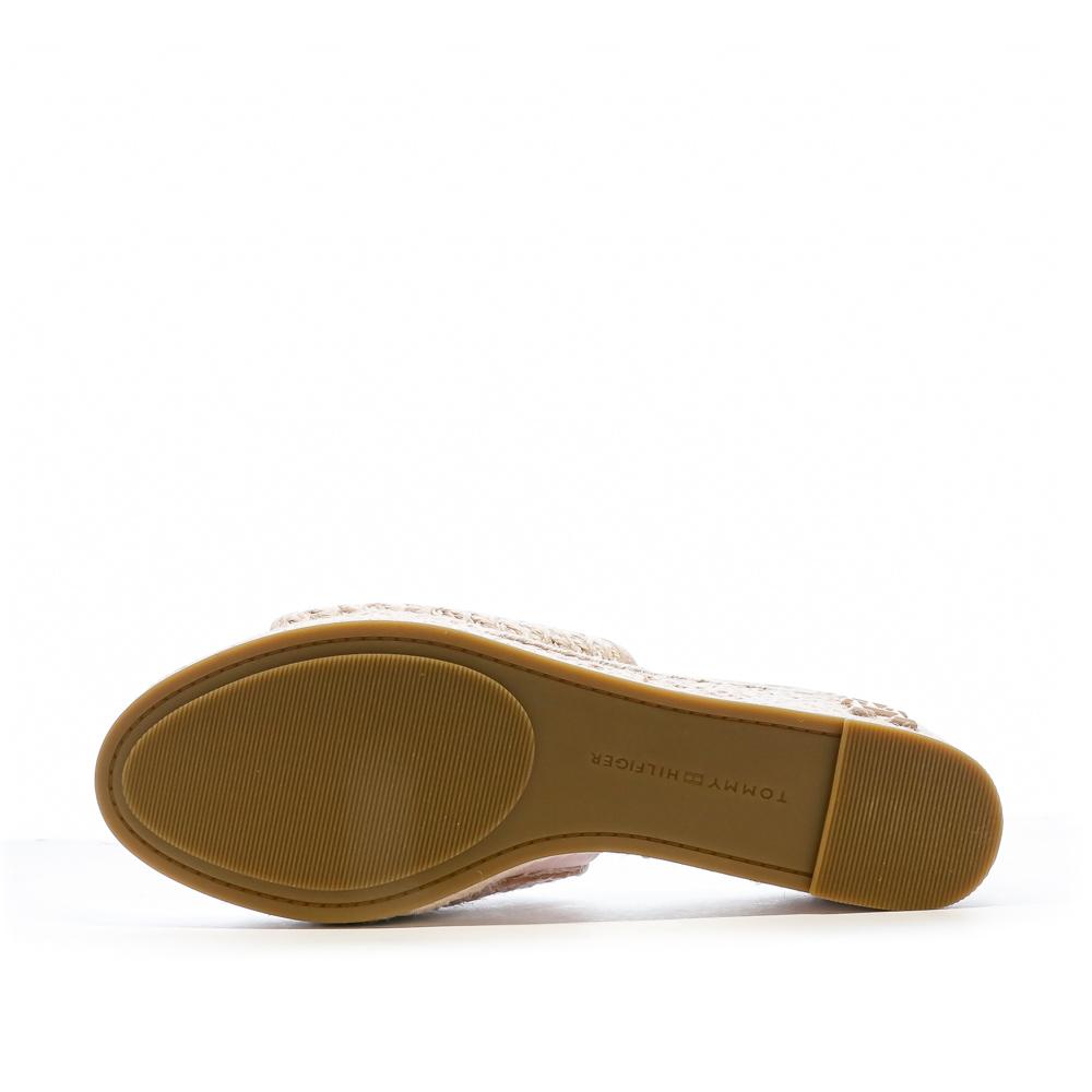 Tommy Hilfiger Sandales Roses Femme Tommy Hilfiger Rope Wedge