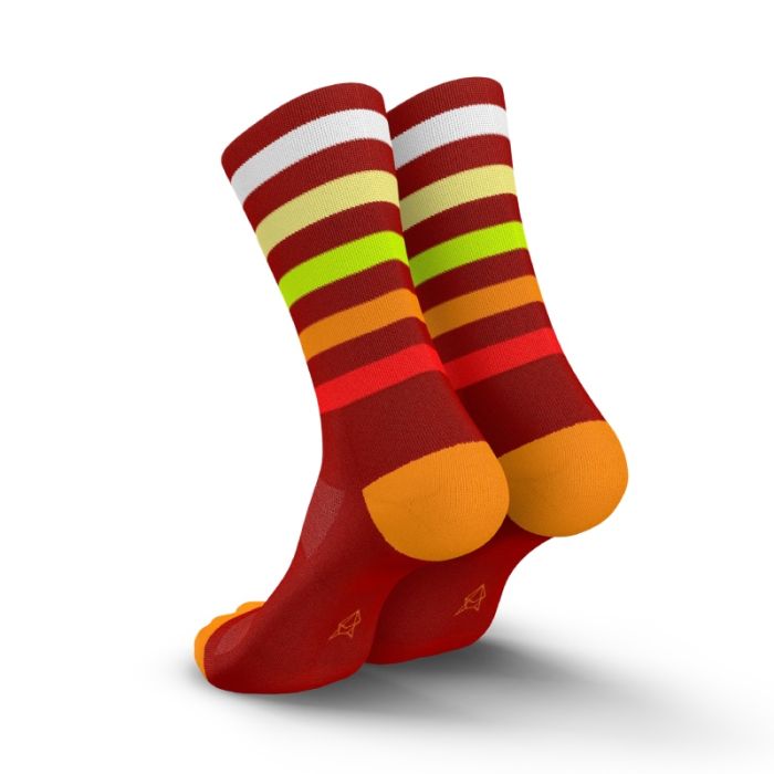 Incylence Unisex Strømper Running Levels Socks Rød
