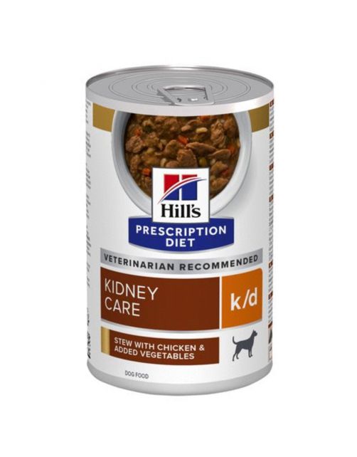 Hill's Prescription Diet K\/D Kidney Care Blik - Hondenvoer - Kip Groente 354 g