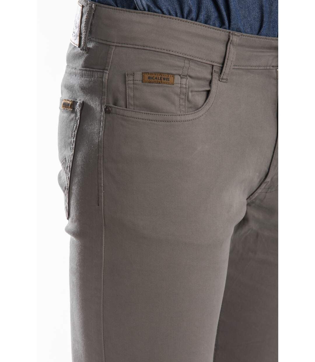 Jeans RL80 Fibreflex® couleur coupe droite ajustée PETER ROUGE