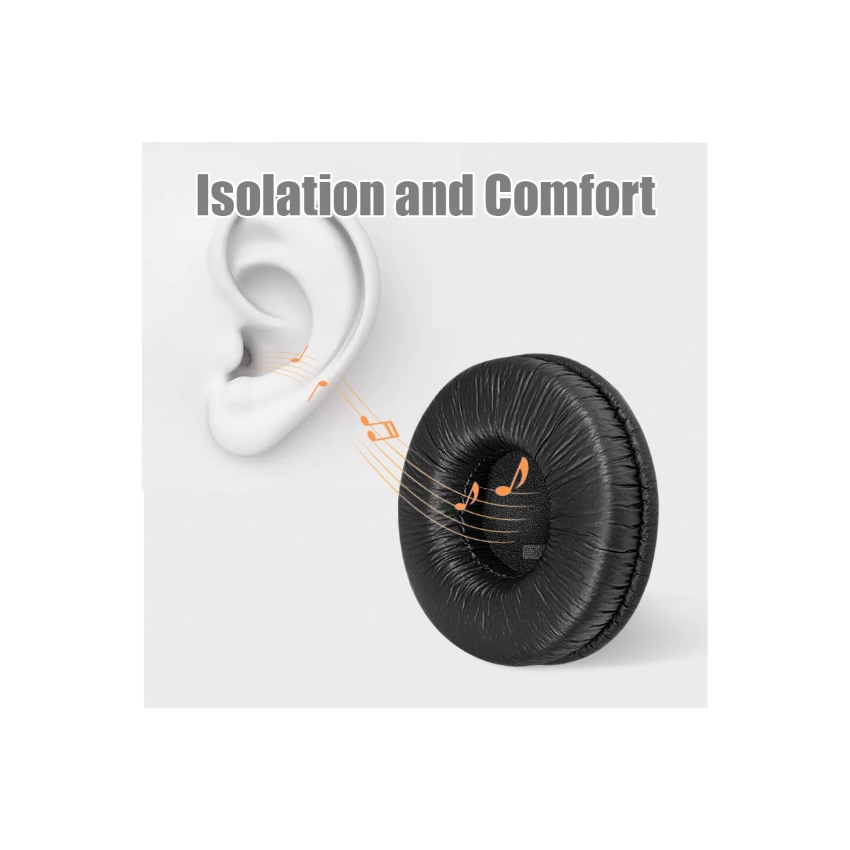 Øreputer og bøylepute JBL T450/T500 BT, Tune600, 510BT, JR300 Hvit