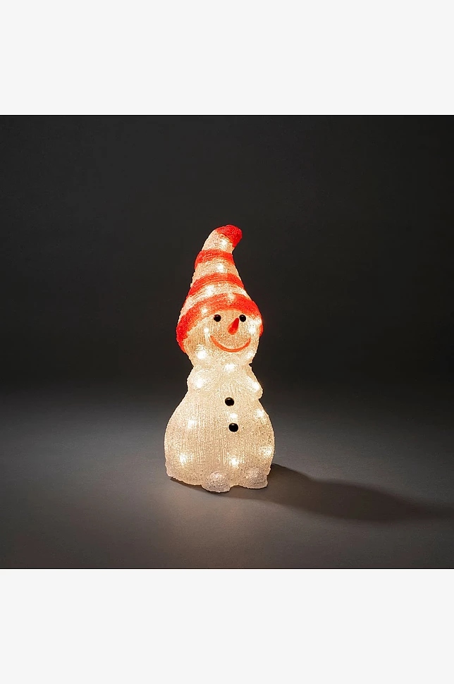 Snømann LED høyde 32 cm