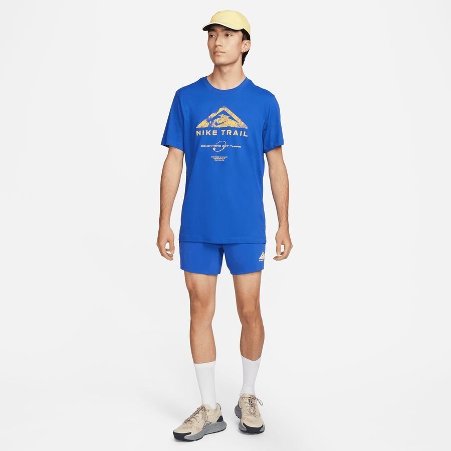 Nike Short Running Dri-FIT Second Sunrise 5'' Brief - Bleu/Bleu Marine/Citron