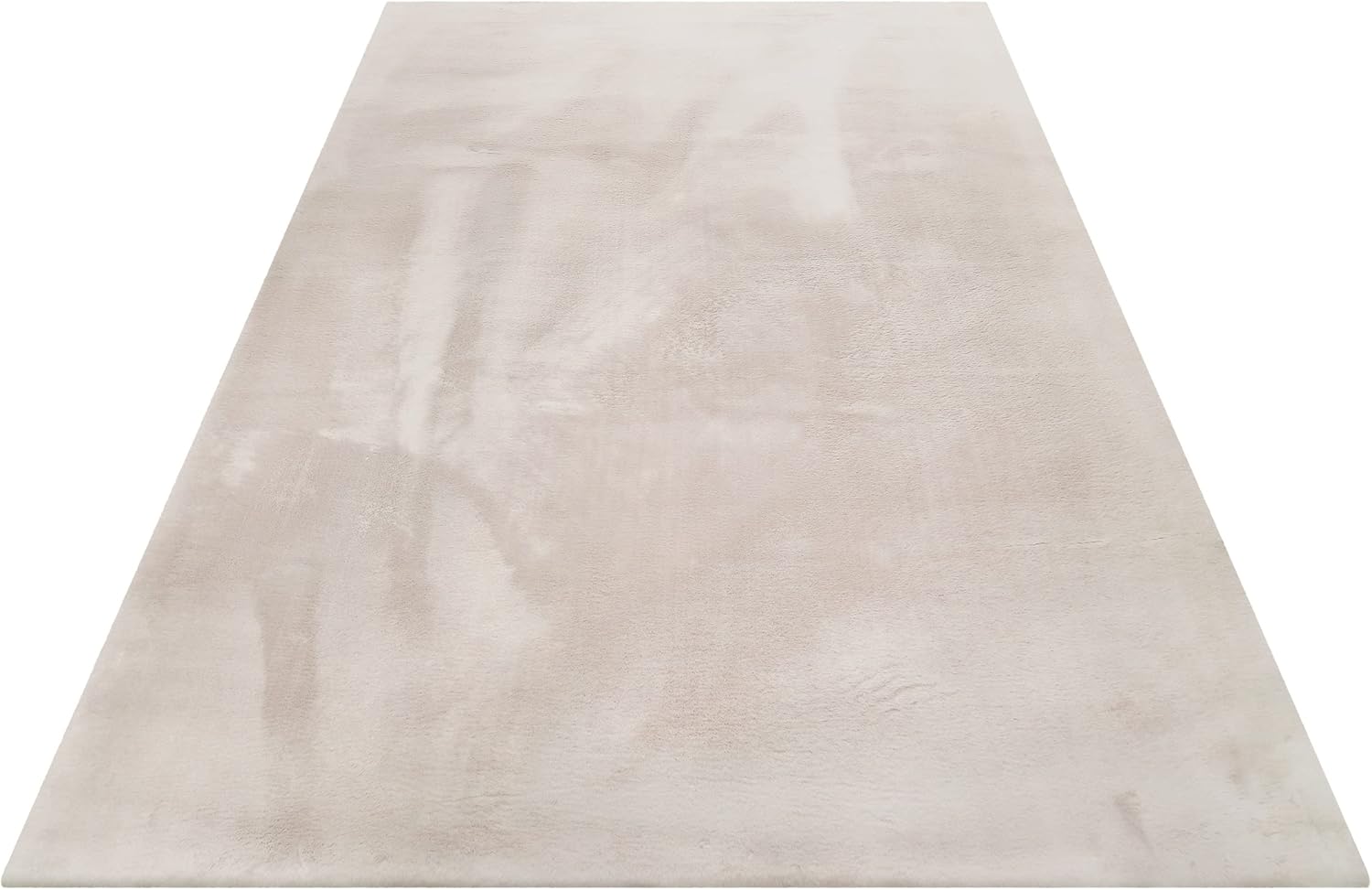 Esprit Home, Moderner Hochflor Teppich - Läufer für Wohnzimmer, Flur, Schlafzimmer, Alice (200 x 200 cm, hell grau)