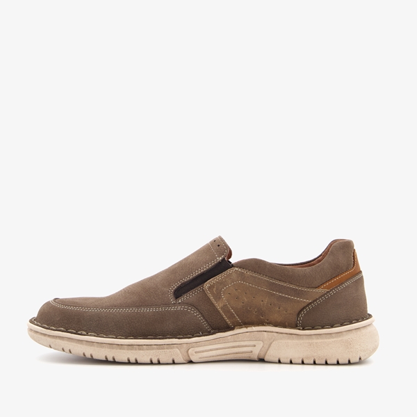 Hush Puppies heren leren instapper bruin