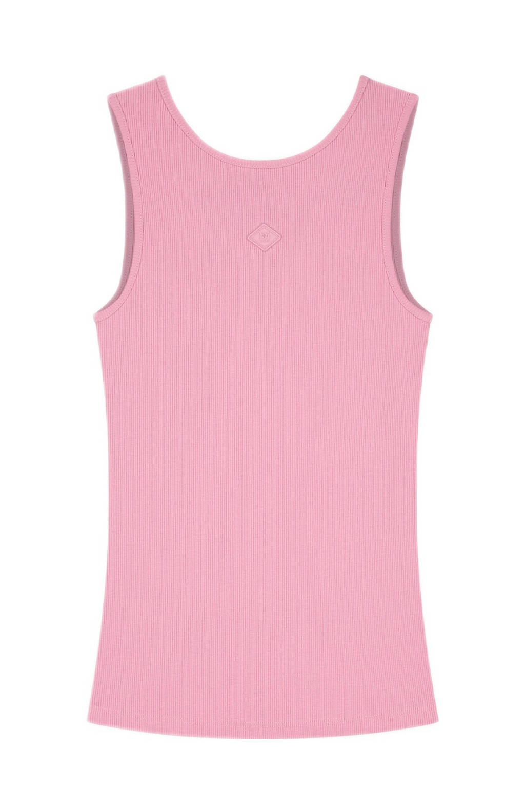 NIK&NIK ribgebreide top Bella met open rug zoetroze