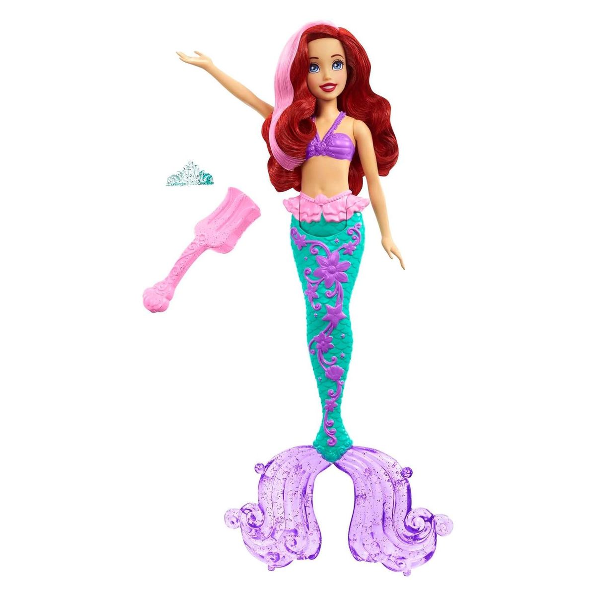 Mattel HLW00 - Disney Princess - Arielle die Meerjungfrau Puppe inkl. Zubehör